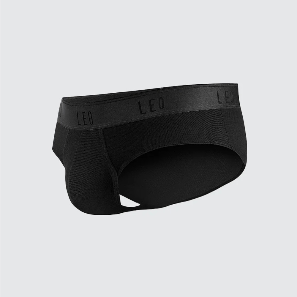 Men's Black Briefs - Picture 3 of 4